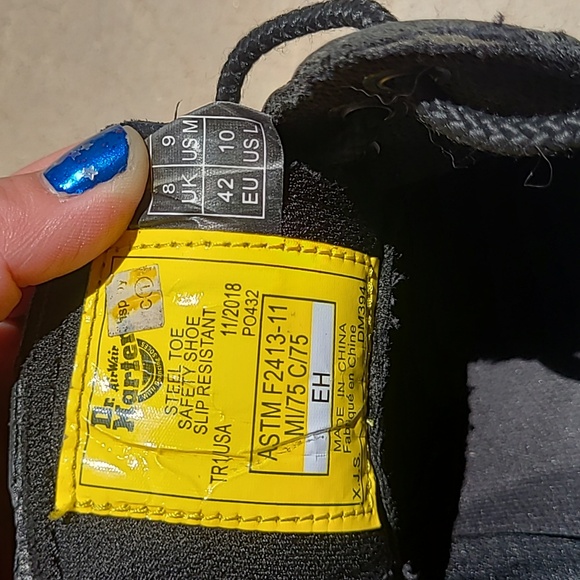 Dr. Martin Steel Toe Shoe - Picture 4 of 7
